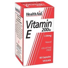 HEALTH AID Vitamin E 200iu, Βιταμίνη Ε - 60caps