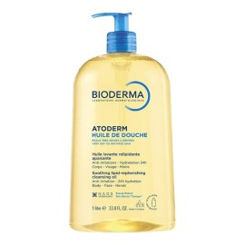 BIODERMA Atoderm Huile De Douche, Έλαιο για Απαλό Καθαρισμό του Ξηρού & Ευαίσθητου Δέρματος -1lt