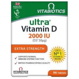 VITABIOTICS Ultra Vitamin D3 2000iu - 96tabs
