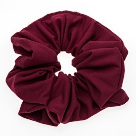 NOVITA Γυναικείο Oversize Scrunchie Μαλλιών, Μπορντό -1τεμ