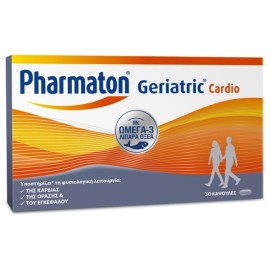 PHARMATON Geriatric  Cardio, Πολυβιταμίνη & Ωμέγα 3 - 30caps