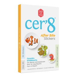 VICAN Cer8 After Bite Stickers, Παιδικά Επιθέματα για Άμεση Καταπράυνση από τα Τσιμπήματα - 30τεμ