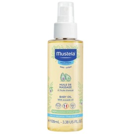 MUSTELA Baby Oil, Λάδι για Μασάζ με Έλαιο Αβοκάντο - 100ml