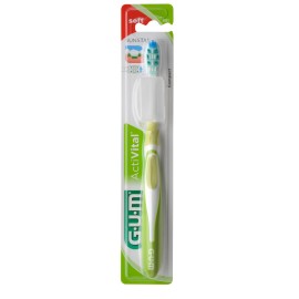 GUM Activital Compact Soft Toothbrush, 581, Οδοντόβουρτσα για Υγιή Ούλα - 1τεμ