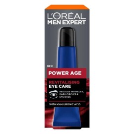 LOREAL PARIS Men Expert Power Age Revitalising Eye Care, Ανδρική Κρέμα Ματιών για τα Σημάδια Γήρανσης - 15ml