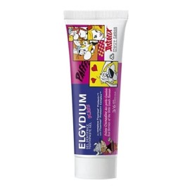 ELGYDIUM Kids Asterix Red Berries of the Little Gauls Flavour 1000ppm, Παιδική Οδοντόκρεμα με Γεύση από Κόκκινα Μούρα, 3-6 Χρονών -50ml