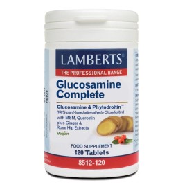 LAMBERTS Glucosamine Complete, Γλυκοζαμίνη με Φυτοδροϊτίνη & Θρεπτικά Συστατικά- 120tabs