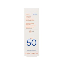 KORRES Yoghurt Sunscreen Face Cream SPF50, Αντηλιακή Κρέμα Προσώπου - 50ml