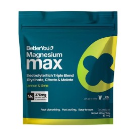 BETTER YOU Magnesium Max Lemon & Lime Flavour, Συμπλήρωμα Διατροφής με Μαγνήσιο 30 Μεζούρες -135gr