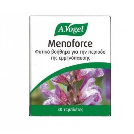 A.VOGEL Menoforce (Menosan Salvia), Φυτικό Βοήθημα για την Εμμηνόπαυση - 30tabs