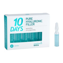 PANTHENOL EXTRA 10 Days Pure Hyaluronic Filler, Αμπούλες Αντιγήρανσης - 10x2ml