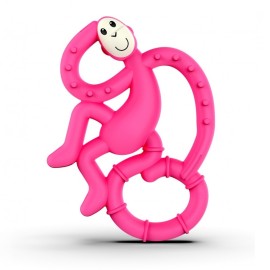 MATCHSTICK MONKEY Mini Monkey Teether Pink, Κρίκος Οδοντοφυΐας