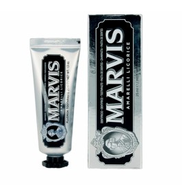 MARVIS Amarelli Licorice Toothpaste, Οδοντόκρεμα με Γλυκόριζα, Μέντα & Ξυλιτόλη -25ml