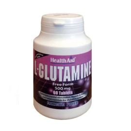 HEALTH AID L-Glutamine 500mg, Γλουταμίνη - 60tabs