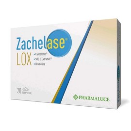 PHARMALUCE Zachelase LOX, Συμπλήρωμα Διατροφής με Bromelain, Boswellia Phytosome & SOD B Extramel - 20tabs