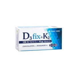 UNI-PHARMA D3 Fix 1200IU + K2 45μg - 60tabs