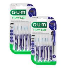 GUM Trav-Ler No3, 1.2mm, 1512, Μεσοδόντια Βουρτσάκια - 6τεμ 1+1 -50% στη 2η συσκευασία