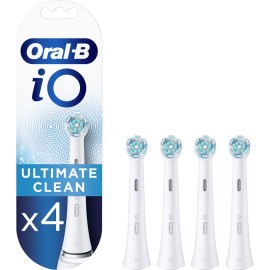 ORAL B iO Ultimate Clean White, Ανταλλακτικές Κεφαλές - 4τεμ