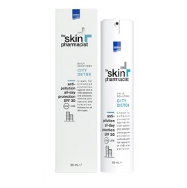 THE SKIN PHARMACIST City Detox Anti-Pollution Cream SPF30, Κρέμα Προστασίας από ακτινοβολία & Ρύπους - 50ml