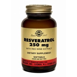 SOLGAR Resveratrol 250mg - 30softgels