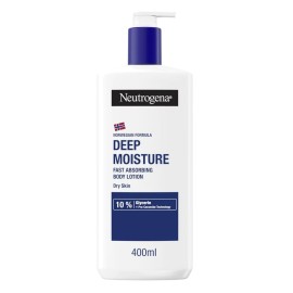 NEUTROGENA Deep Moisture Instantly Absorbing Body Lotion, Γαλάκτωμα Βαθιάς Ενυδάτωσης Άμεσης Απορρόφησης - 400ml