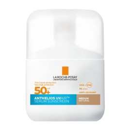 LA ROCHE POSAY  Anthelios UV Air Tinted Serum Sunscreen SPF50+, Αντηλιακός Ορός Προσώπου Πολύ Υψηλής Προστασίας με Χρώμα Medium -50ml