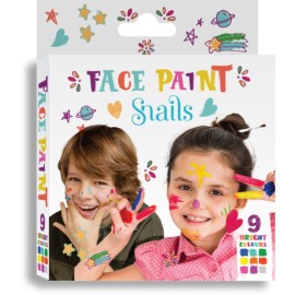 SNAILS Face Paint 9 Bright Colours, Βαφές Προσώπου σε 9 Φωτεινά Χρώματα - 27gr