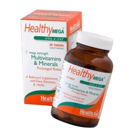 HEALTH AID Healthy Mega Multivitamins & Minerals, Πολυβιταμινούχο Συμπλήρωμα - 30tabs