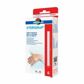 MASTER AID Sterigrap, Ταινίες Σύγκλισης Τραυμάτων, 75 x 6mm - 6τεμ