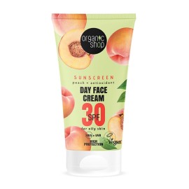 NATURA SIBERICA Organic Shop Sunscreen Day Face Cream SPF30, Αντηλιακή Κρέμα Προσώπου για Λιπαρή-Μικτή Επιδερμίδα - 50ml