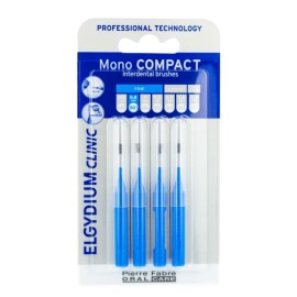 ELGYDIUM Clinic MonoCompact 0.8, Μπλε Μεσοδόντια Βουρτσάκια -4τεμ