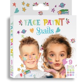 SNAILS Face Paint 9 Pastel Colours, Βαφές Προσώπου σε 9 Παστέλ Χρώματα - 34,6gr