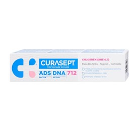 CURASEPT ADS DNA 712 Toothpaste 0,12% Chlorhexidine, Οδοντόκρεμα με 0.12% Χλωρεξιδίνη - 75ml