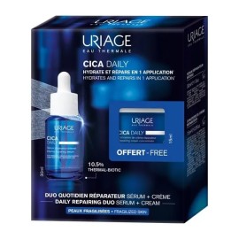 URIAGE Bariederm Cica Daily Serum, Ορός Για Ευαίσθητη Επιδερμίδα - 30ml & ΔΩΡΟ Cica Cream - 15ml