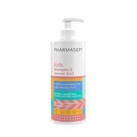 PHARMASEPT Kids 2in1 Shampoo & Shower, Απαλό Παιδικό Σαμπουάν & Αφρόλουτρο - 500ml