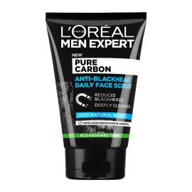 LOREAL PARIS Men Expert Pure Carbon Daily Face Scrub, Κρέμα Απολέπισης Προσώπου - 100ml