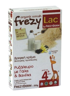 FREZYLAC Κρέμα Ρυζάλευρο Γάλα Βανίλια - 200gr