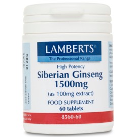 LAMBERTS Siberian Ginseng 1500mg 60tabs