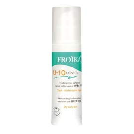 FROIKA U-10 Cream, Ενυδατικό & Μαλακτικό Γαλάκτωμα με UREA 10% -150ml