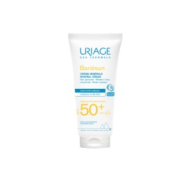 URIAGE Bariesun Mineral Cream SPF50+, Αντηλιακή Κρέμα για Ευαίσθητο, Δυσανεκτικό Δέρμα - 100ml