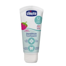 CHICCO Toothpaste 12m+ Παιδική Φθοριούχος Οδοντόκρεμα με Γεύση Φράουλα 50ml