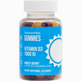 NATURE΄S PLUS Gummies Vitamin D3 1000IU, Βιταμίνη D σε Ζελεδάκια - 60τεμ