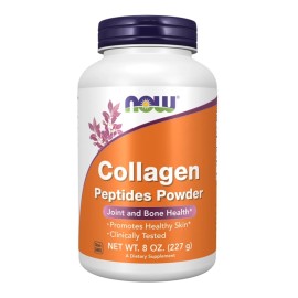 NOW FOODS Collagen Peptides Powder, Συμπλήρωμα Διατροφής Κολλαγόνου για την Υποστήριξη Ισχυρών Οστών, Αρθρώσεων -227gr