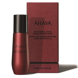 AHAVA Apple Of Sodom Deep Wrinkle Lotion Broad Spectrum SPF30, Αντιρυτιδική Λοσιόν - 50ml