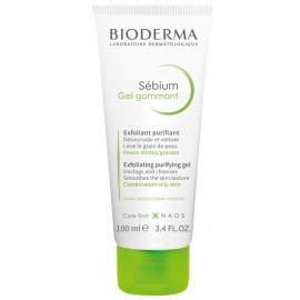 BIODERMA Sebium Gel Gommant, Τζελ Απολέπισης για Λιπαρό με Τάση Ακμής Δέρμα  - 100ml