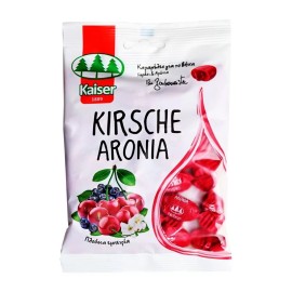 KAISER Aronia Καραμέλες για τον Βήχα με Κεράσι, Αρώνια, Βιταμίνη C & Γέμιση Φρούτων - 90gr