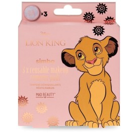 MAD BEAUTY Lion King Reusable Makeup Remover Pads, Επαναχρησιμοποιούμενα Επιθέματα Ντεμακιγιάζ - 3τεμ