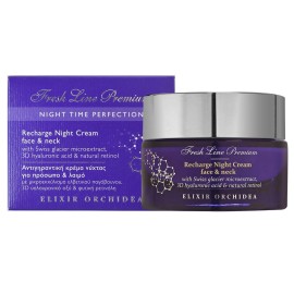 FRESH LINE Elixir Orchidea Recharge Night Cream, Αντιγηραντική Κρέμα Νύχτας - 50ml