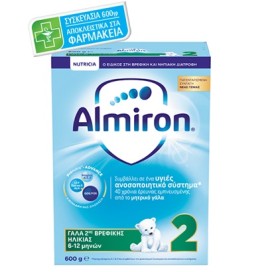 NUTRICIA Almiron 2, Γάλα 2ης Βρεφικής Ηλικίας 6-12 μηνών - 600gr