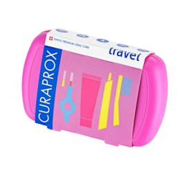 CURAPROX Travel Set 0121, Πακέτο Στοματικής Υγιεινής Ταξιδίου, Ροζ